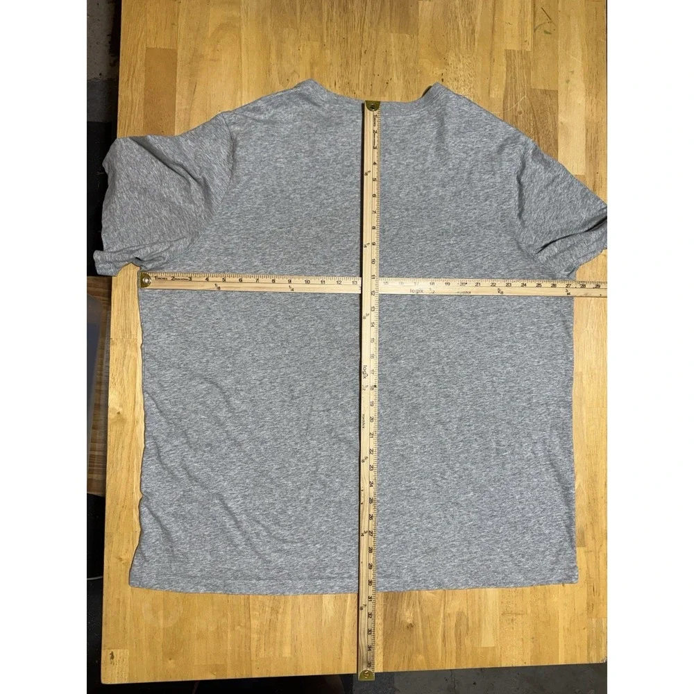 Nike Team Dri-FIT T Shirt Mens 3XLT Gray Swoosh Athletic Performance Tee